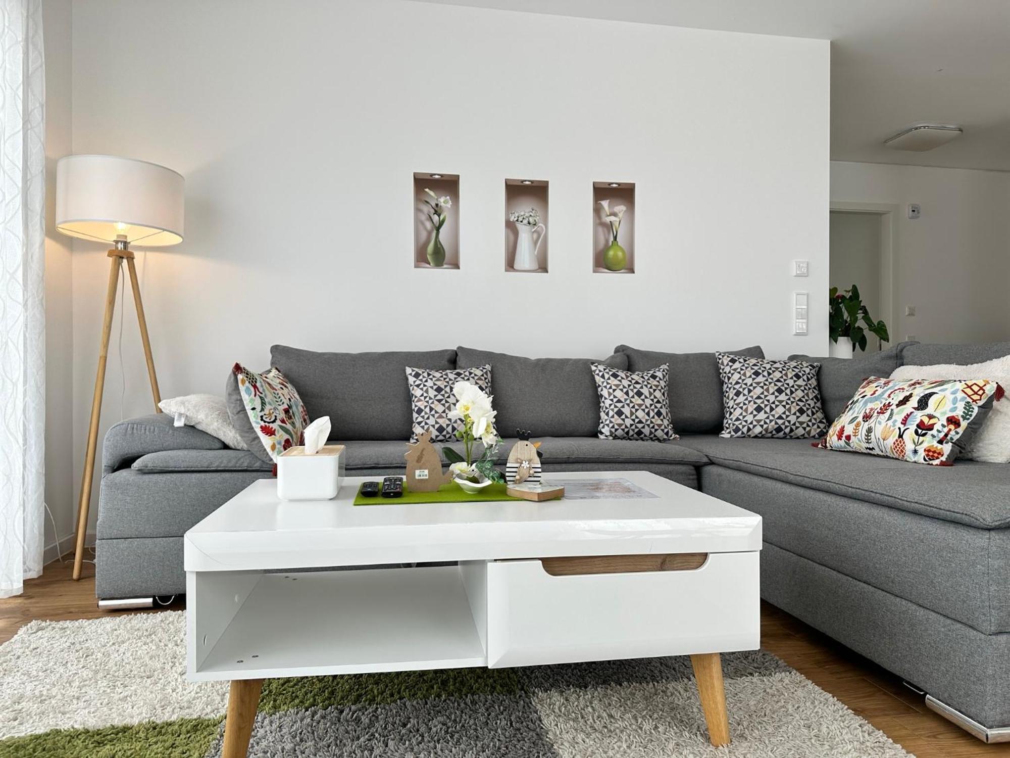 Panorama Penthouse Apartment Mit Klima Und Whirlpool Fuer Bis Zu 6 Personen Frankenthal  Dış mekan fotoğraf